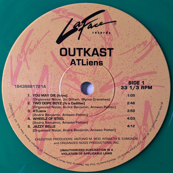 OutKast - ATLiens (VMP | NEON GREEN & BLUE GALAXY VINYL) | Mint (M) Mint (M)-Music History