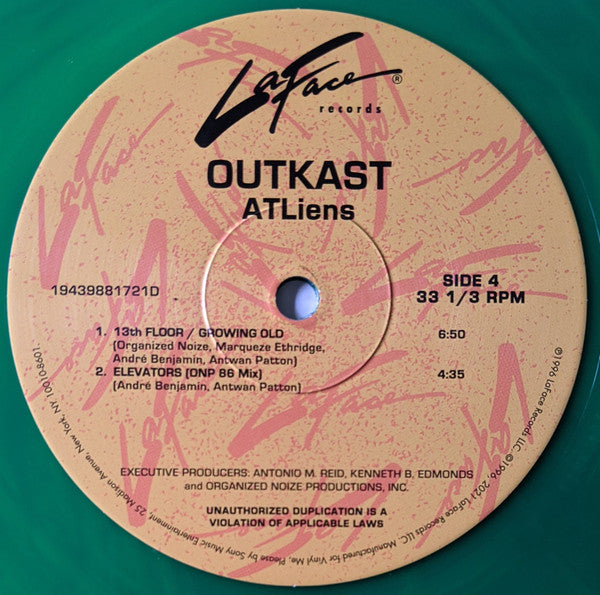 OutKast - ATLiens (VMP | NEON GREEN & BLUE GALAXY VINYL) | Mint (M) Mint (M)-Music History