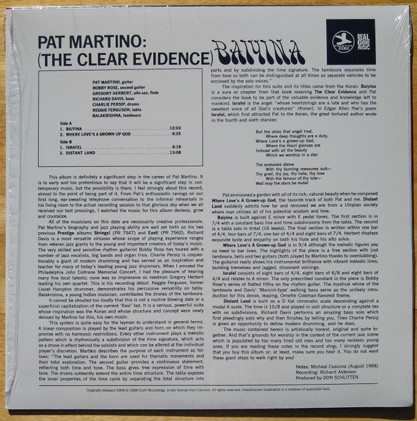 Baiyina (The Clear Evidence) | Mint (M) Mint (M)-Music History