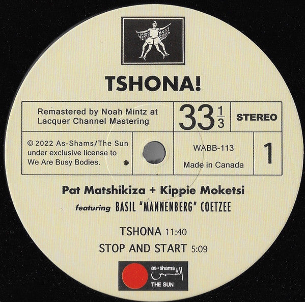 Pat Matshikiza - Kippie Moeketsi Featuring Basil C - Tshona! | Mint (M) Mint (M)-Music History