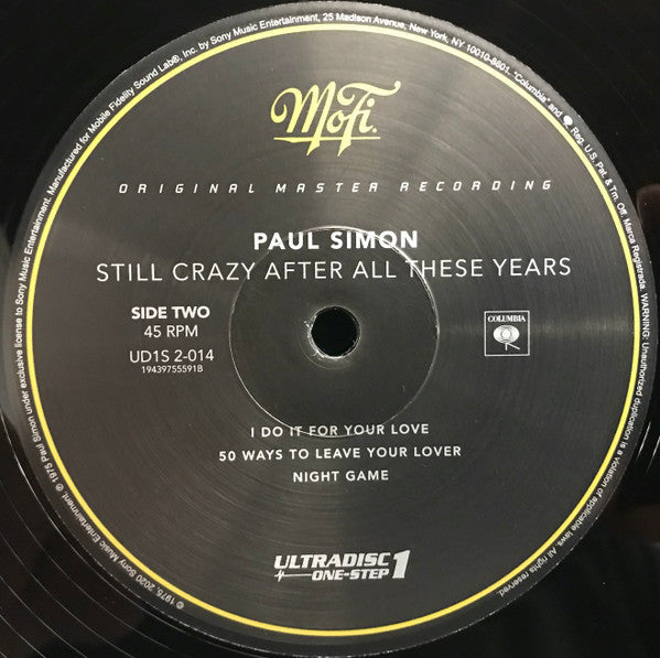 Still Crazy After All These Years | Mint (M) Mint (M)-Music History