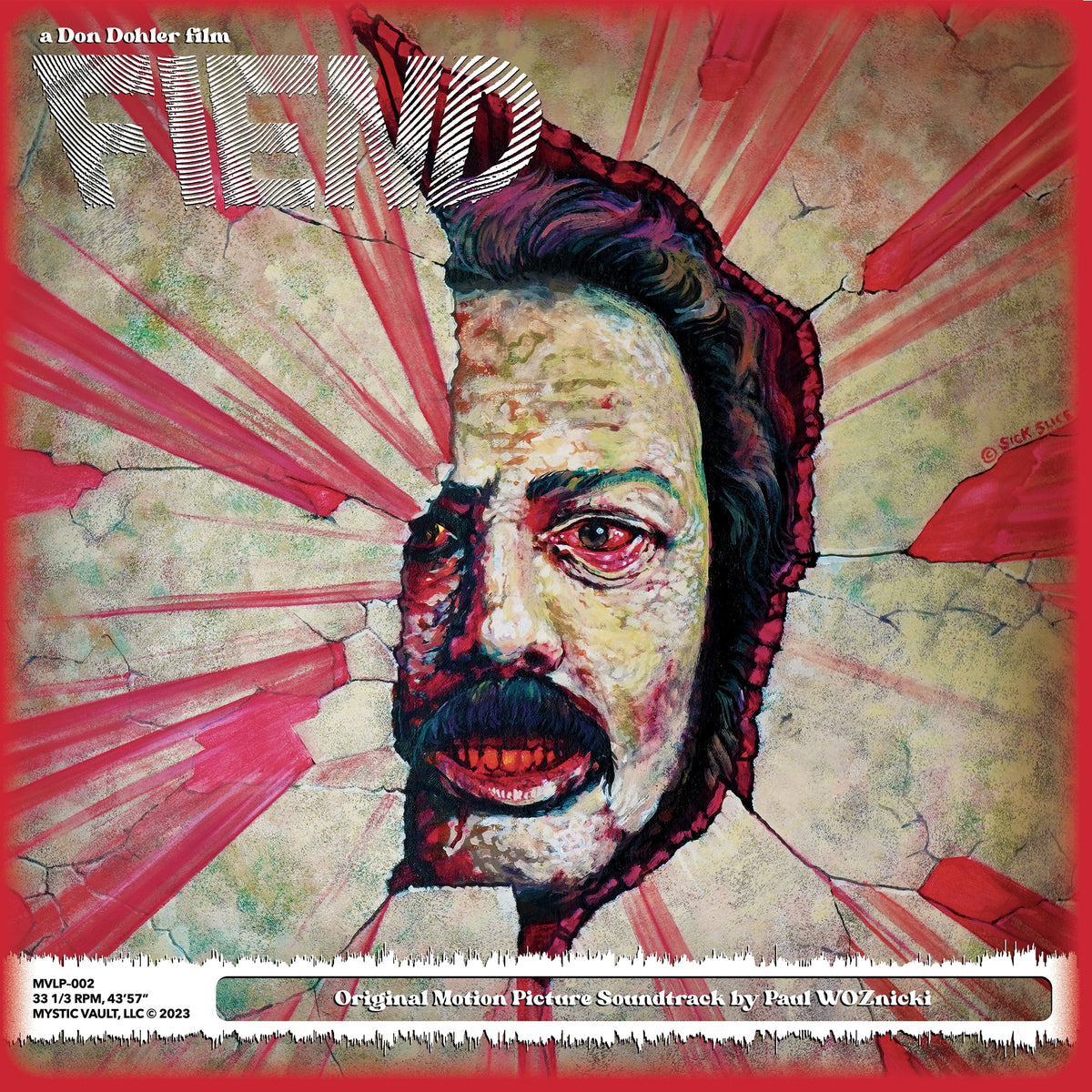 Paul Woznicki - Fiend (Red & Black Marble VINYL LP Mystic Vault MVLP-002) | NEW-Music History