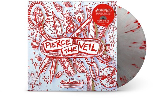 Pierce The Veil - Misadventures (Indie Exclusive, Limited Edition, Colored Vinyl, Red, Silver) |-Music History