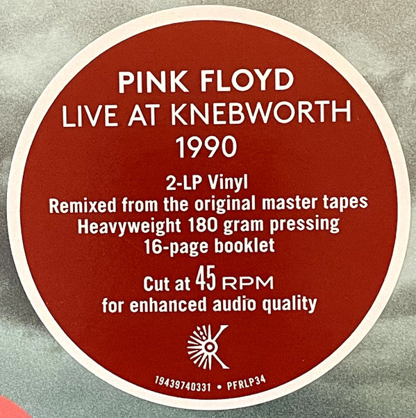 Pink Floyd - Live At Knebworth 1990 | Mint (M) Mint (M)-Music History