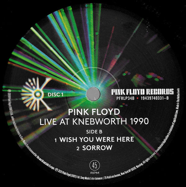Pink Floyd - Live At Knebworth 1990 | Mint (M) Mint (M)-Music History
