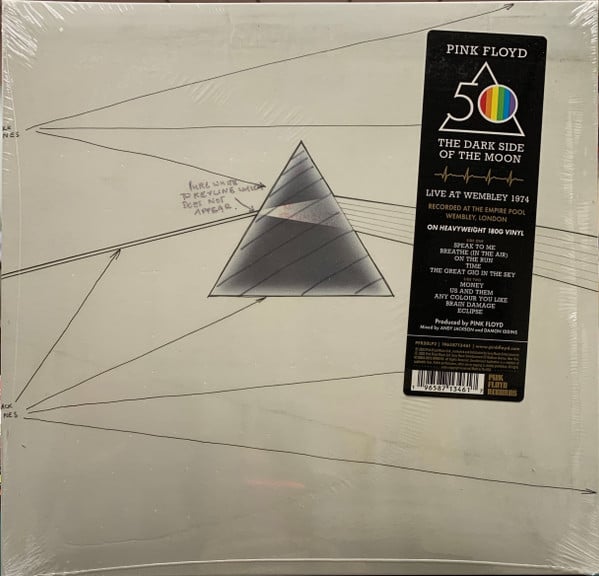 Pink Floyd - The Dark Side Of The Moon (Live At Wembley 1974) | Mint (M) Mint (M)-Music History