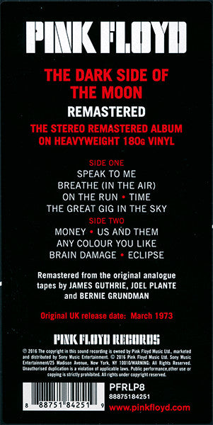The Dark Side Of The Moon | Mint (M) Mint (M)-Music History