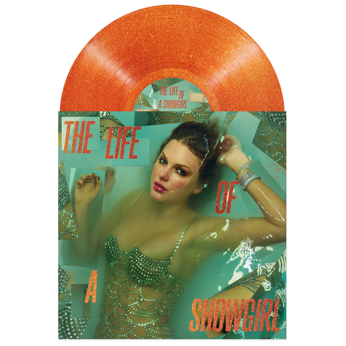 Taylor Swift - The Life of a Showgirl (Orange Glitter Vinyl) | Mint (M) Mint (M)-Music History