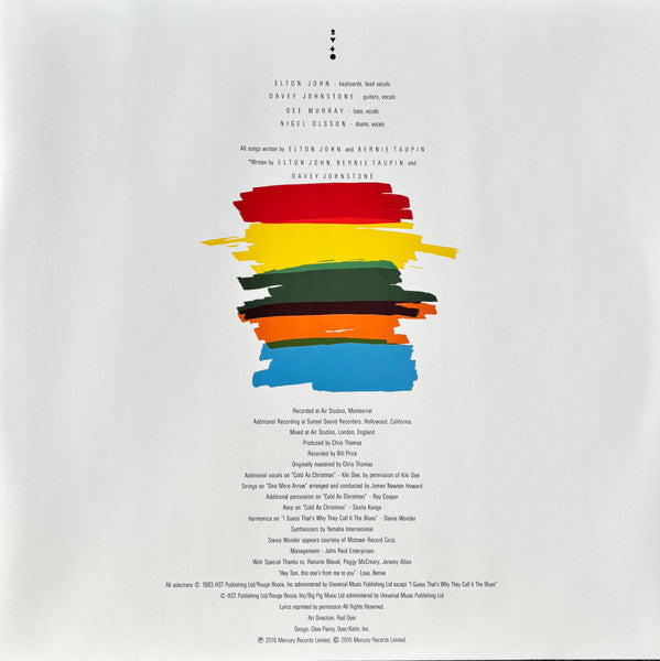 Elton John - Too Low For Zero (VINYL) | Mint (M) Mint (M)-Music History