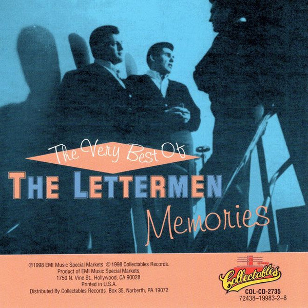 The Lettermen - The Very Best Of The Lettermen - Memories (CD) | Excellent+ (EX+) Near Mint- (NM-)-Music History