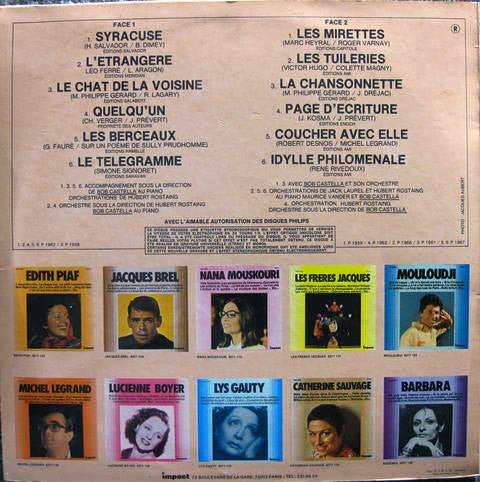 Yves Montand - Yves Montand *FRANCE* | Excellent (EX) Near Mint (NM)--Music History