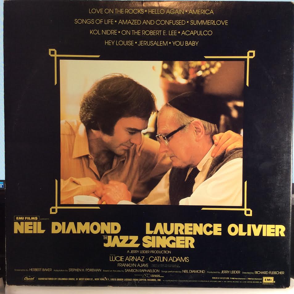 Neil Diamond - The Jazz Singer (Original Songs From The Motion Picture) (VINYL) | Near Mint- (NM-) Excellent (EX)-Music History