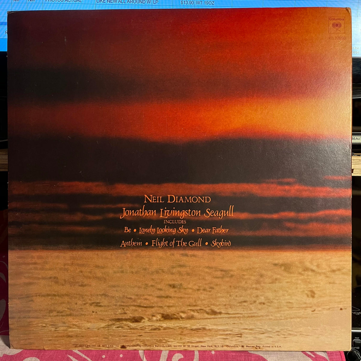 Neil Diamond - Jonathan Livingston Seagull (Original Motion Picture Sound Track) *PITMAN* | Near Mint (NM) Near Mint (NM)-Music History