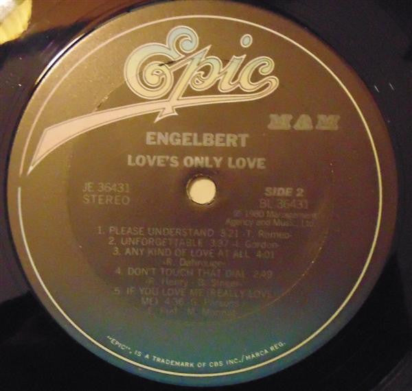 Engelbert Humperdinck - Love's Only Love *SHRINK* | Near Mint (NM) Near Mint (NM)-Music History