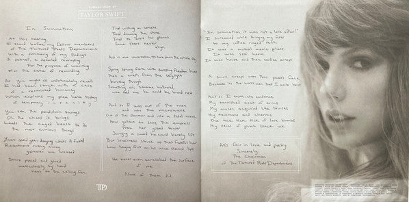 Taylor Swift - The Tortured Poets Department (2X LP) *Phantom Clear* | Near Mint (NM) Near Mint (NM)-Music History