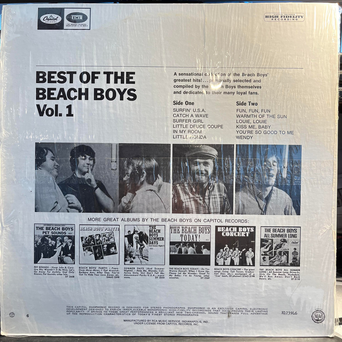 The Beach Boys - Best Of The Beach Boys - Vol. 1 *INDIANAPOLIS* | Near Mint (NM) Near Mint (NM)-Music History