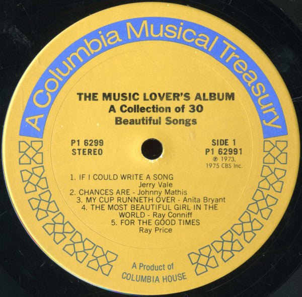Various - The Music Lover's Album (A Collection Of 30 Beautiful Songs) | Near Mint (NM) Near Mint (NM)-Music History