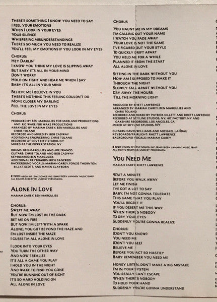 Mariah Carey - Mariah Carey *CASSETTE* | Near Mint (NM) Near Mint (NM)-Music History