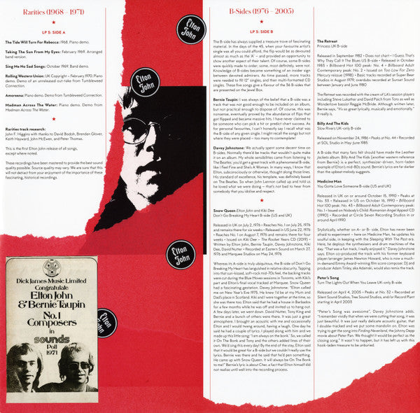 Elton John - Jewel Box (Rarities & B-Sides) (3xVINYL) | Near Mint (NM) Near Mint- (NM-)-Music History