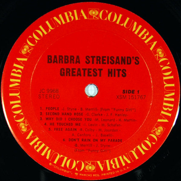 Barbra Streisand - Barbra Streisand's Greatest Hits | Near Mint (NM) Near Mint (NM)-Music History