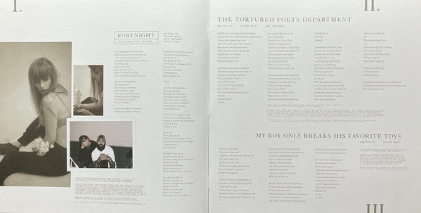 Taylor Swift - The Tortured Poets Department (2X LP) *Phantom Clear* | Near Mint (NM) Near Mint (NM)-Music History