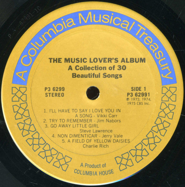 Various - The Music Lover's Album (A Collection Of 30 Beautiful Songs) | Near Mint (NM) Near Mint (NM)-Music History