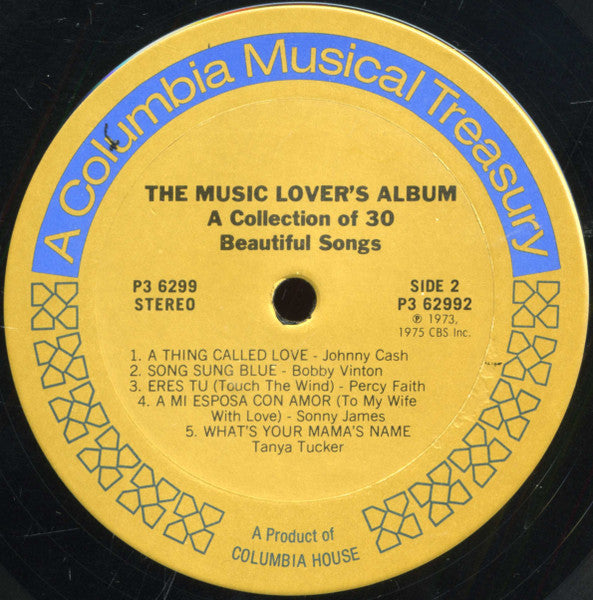 Various - The Music Lover's Album (A Collection Of 30 Beautiful Songs) | Near Mint (NM) Near Mint (NM)-Music History