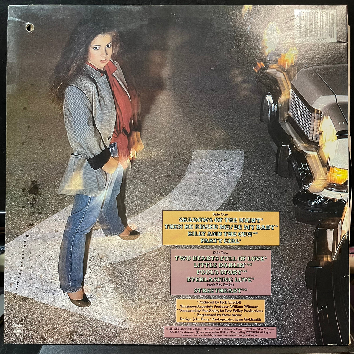 Rachel Sweet - ...And Then He Kissed Me (VINYL LP COLUMBIA ARC 37077 1981) | USED Near Mint (NM or M-) Near Mint (NM)-Music History