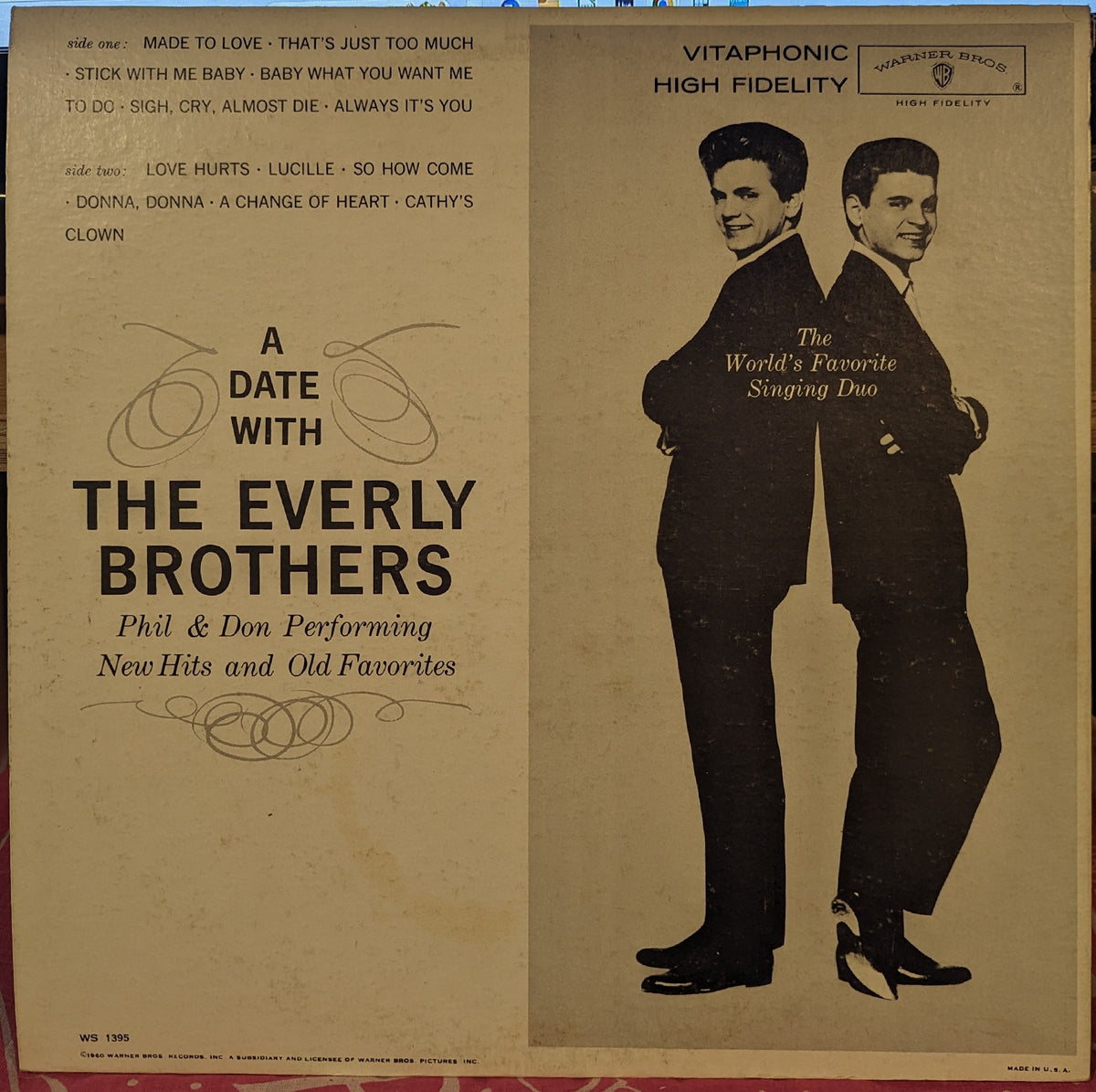 Everly Brothers - A Date With The Everly Brothers | Near Mint (NM) Near Mint (NM)-Music History