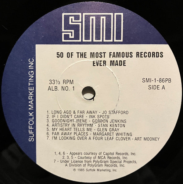 Various - 50 Of The Most Famous Records Ever Made Album No. 1 | Near Mint (NM) Near Mint (NM)-Music History