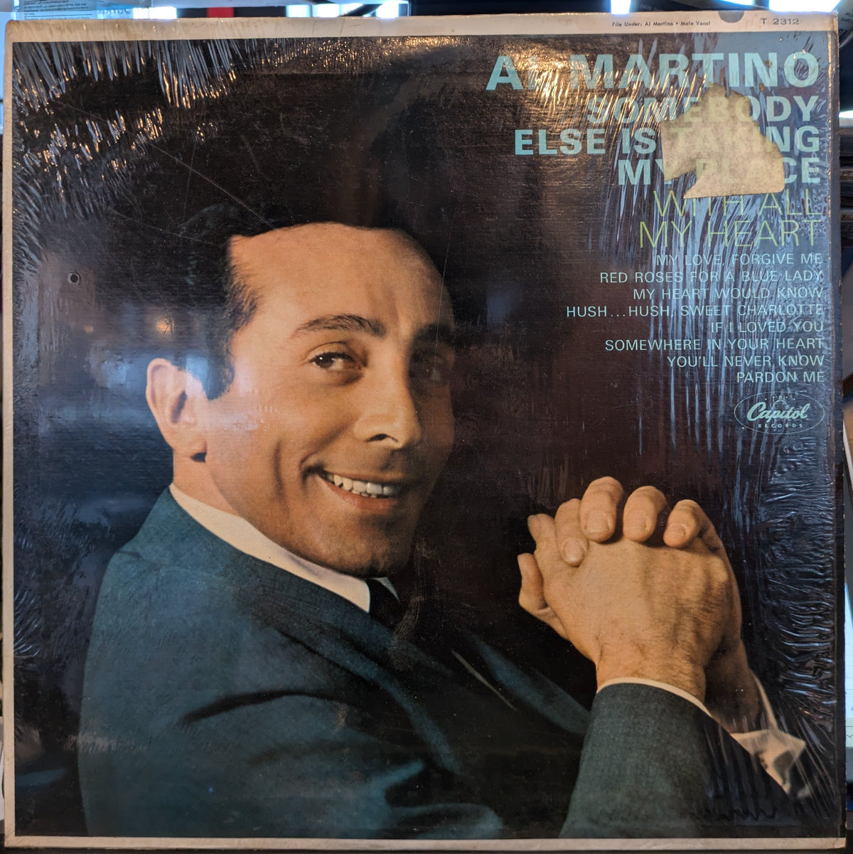 Al Martino - Somebody Else Is Taking My Place *SHRINK* | Very Good (VG) Near Mint (NM)-Music History