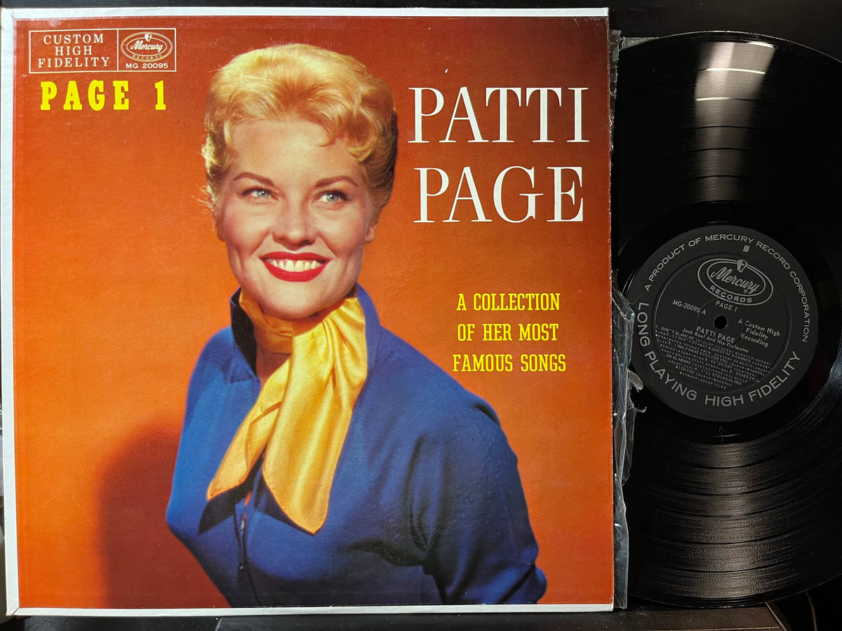 Patti Page - Page 1 - A Collection Of Her Most Famous Songs (VINYL LP) | Excellent (EX) Near Mint (NM)-Music History