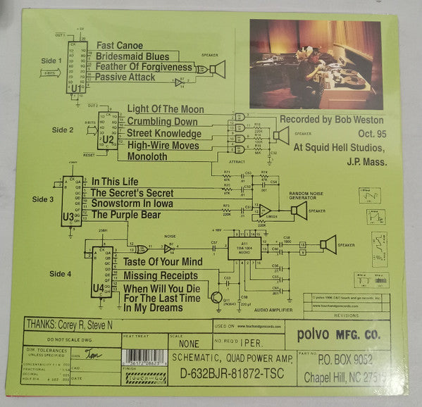 Polvo - Exploded Drawing (AQUA VINYL 2LP) |-Music History