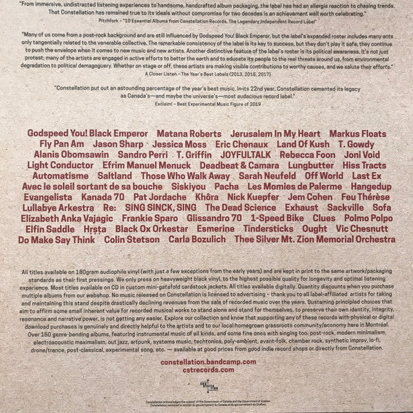Godspeed You Black Emperor! - G_d's Pee At State's End! (180G VINYL LP + 10" EP) | Mint (M) Mint (M)-Music History