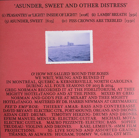 Godspeed You Black Emperor! - Asunder, Sweet And Other Distress | Mint (M) Mint (M)-Music History