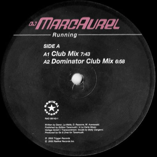 Marc Aurel - Running | Excellent (EX) Excellent (EX)-Music History