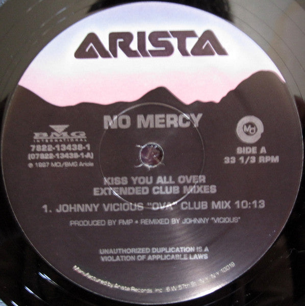 No Mercy - Kiss You All Over (Extended Club Mixes) | Near Mint (NM) Excellent (EX)-Music History