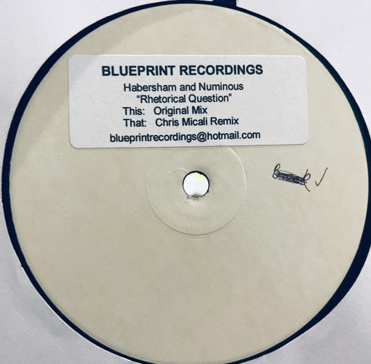 Habersham & Numinous - Rhetorical Question (12") | Near Mint (NM) Near Mint (NM)-Music History