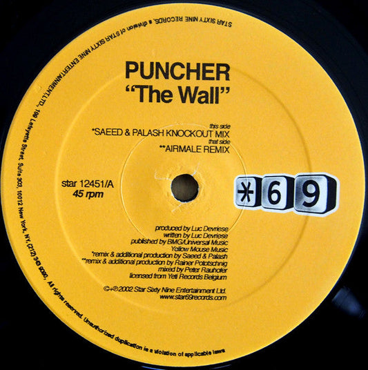 Puncher - The Wall (Remixes) | Near Mint (NM) Near Mint (NM)-Music History