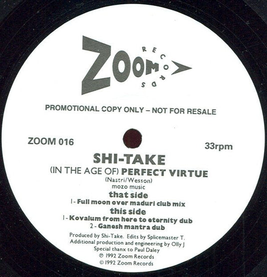 Shi-Take - (In The Age Of) Perfect Virtue | Very Good (VG) Generic-Music History