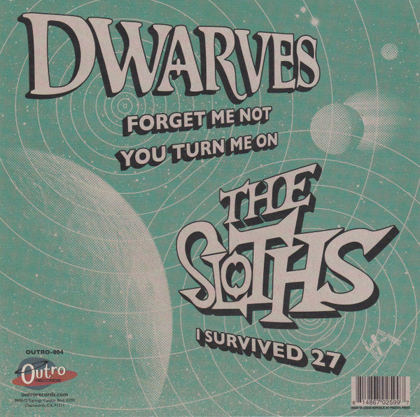 Dwarves Meet The Sloths (7" BLUE VINYL) | Mint (M) Mint (M)-Music History