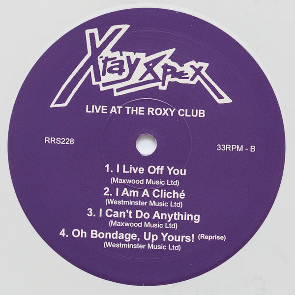 X-Ray Spex - Live At The Roxy Club (COLOR VINYL) |-Music History