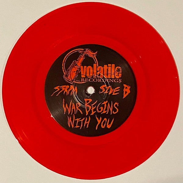 Enabler - War Begins With You (7"VINYL) *TRANSPARENT RED / #4/50* | Mint (M) Mint (M)-Music History