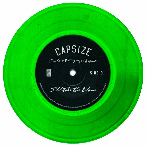 Capsize (3) - I've Been Tearing Myself Apart (7" VINYL) *TRANSPARENT GREEN* | Mint (M) Mint (M)-Music History