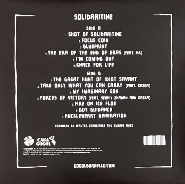 Solidaritine (Blue Vinyl) | Mint (M) Mint (M)-Music History