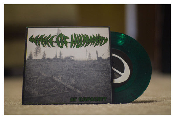 Wake Of Humanity - At Capacity (TRANSPARENT GREEN MARBLE VINYL 7") | Mint (M) Mint (M)-Music History