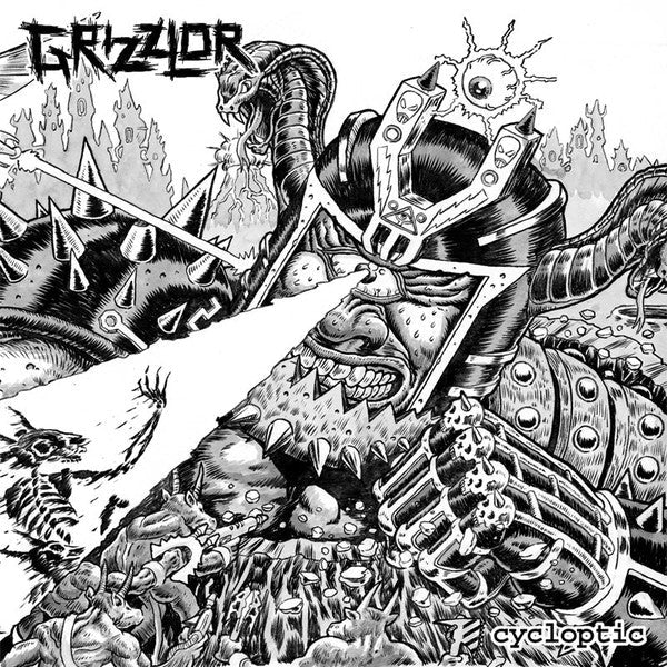 Grizzlor - Cycloptic (WHITE VINYL 7") | Mint (M) Mint (M)-Music History