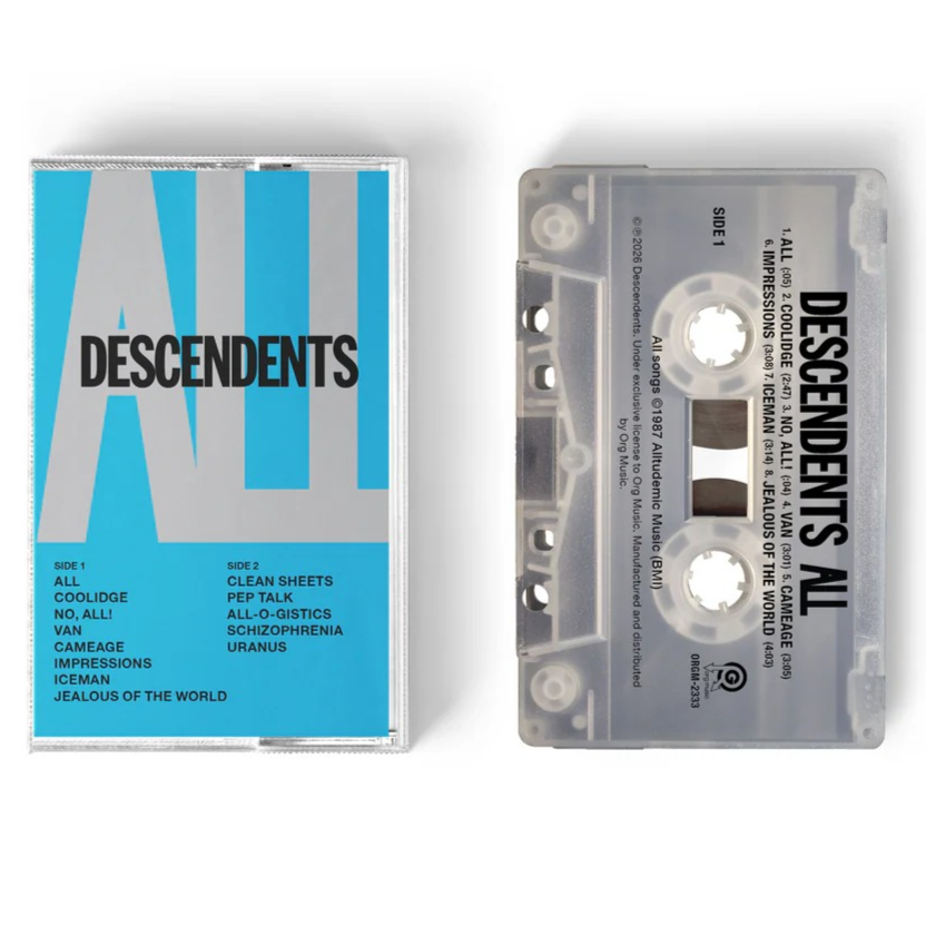 Descendents - (PRESALE 8/14/26) All (SKY BLUE CASSETTE ORG MUSIC ORGM2333CASS 2026) | NEW Mint (M) Mint (M)-Music History