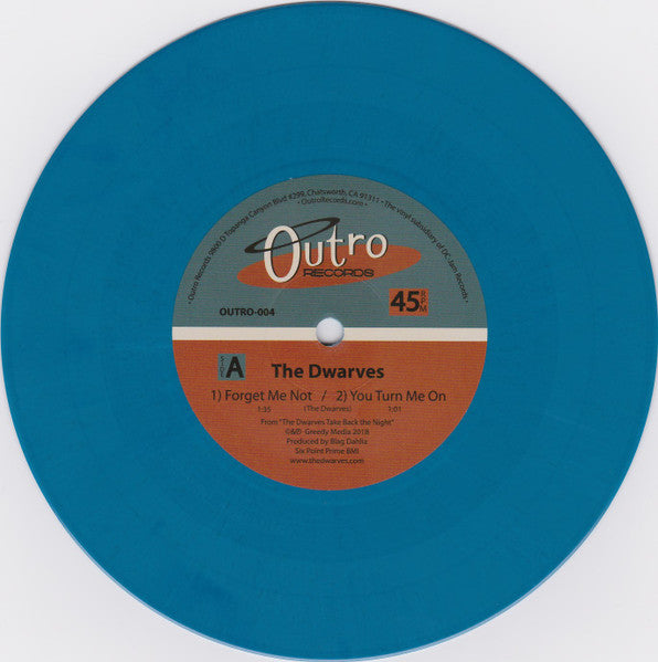 Dwarves Meet The Sloths (7" BLUE VINYL) | Mint (M) Mint (M)-Music History