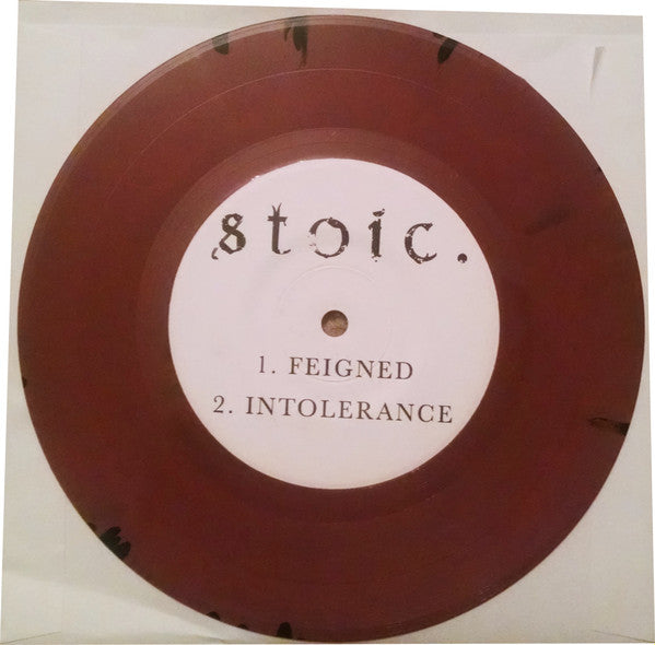 Stoic (5) - Stoic / Oldneck Split (WHITE W/ GREEN SPLATTER VINYL 7") | Mint (M) Mint (M)-Music History